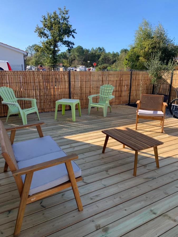 Charmant Logement Neuf Hourtin Bagian luar foto